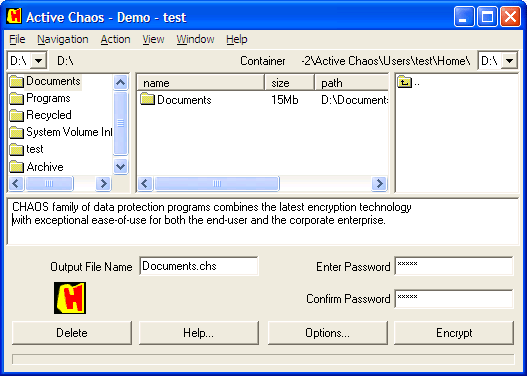 Click to view Active CHAOS 5.0 screenshot