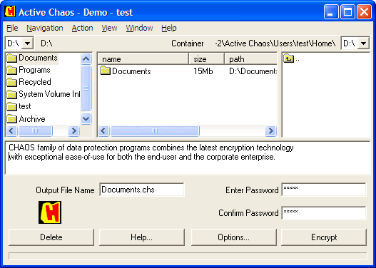 Screenshot for Active CHAOS 5.0