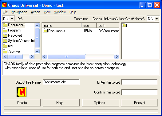 Screenshot for CHAOS Universal 6.2
